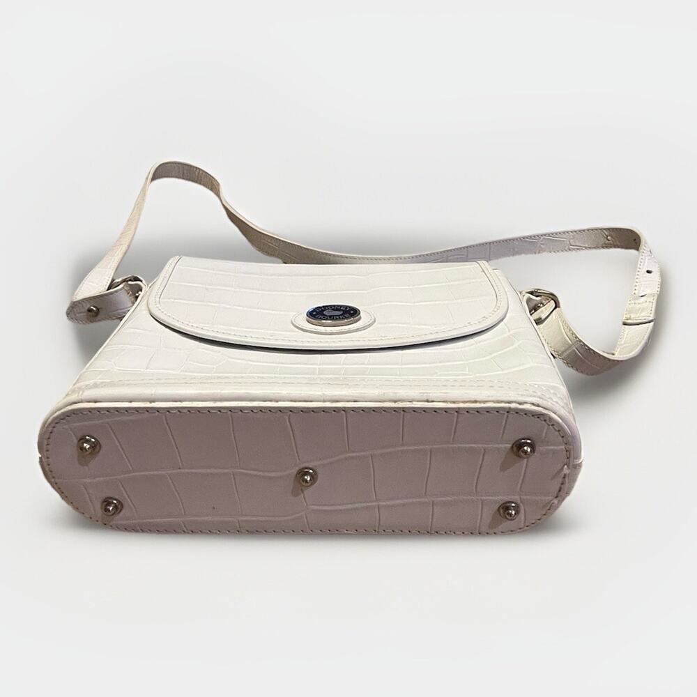 Rare White Vintage Dooney & Bourke Bayou Collection large flap shoulder purse - Picture 3 of 16
